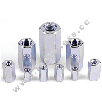 Stainless Steel Hex Coupling Nut,Long Nut,Hex High Nuts,Hexagonal Coupler Sleeve