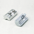 Roll-in T-slot Nut with Spring Ball,Half Round Nut, T-Slot Nuts,half round Spring nut,Ball Nuts,T-Slot Nut 